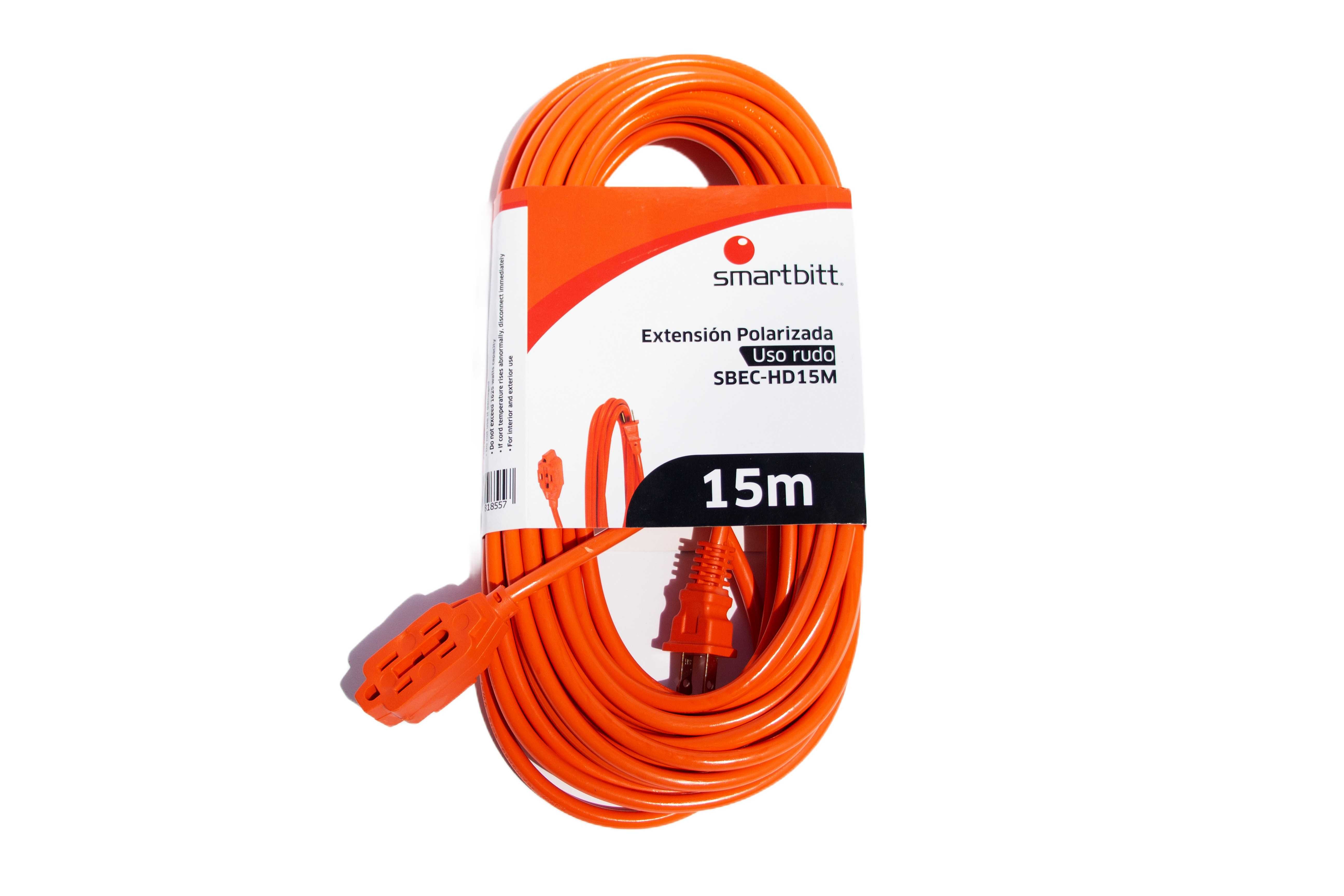 Extensión de Uso Rudo SMARTBITT SBEC-HD15M - Naranja, 3, 15 m Extensión de Uso Rudo SMARTBITT SBEC-HD15M - Naranja, 3, 15 m